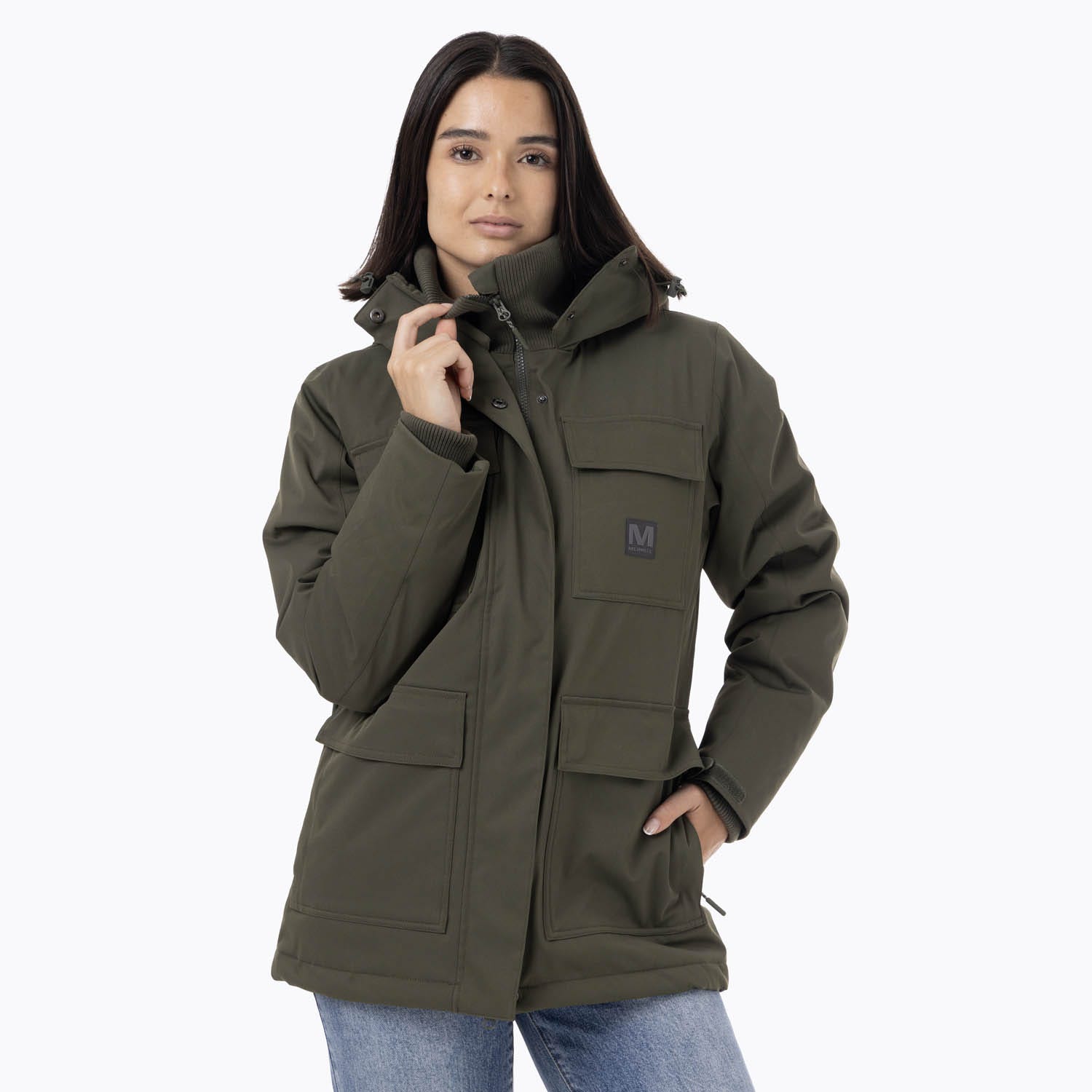 Casaca Mujer Long Parka With Hood
