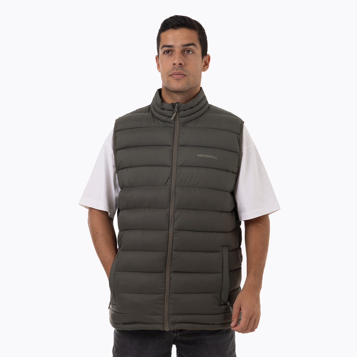 Chaleco Hombre Hazeis Full Zipper Parka
